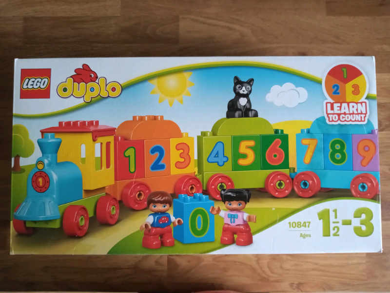 duplo learn to count train
